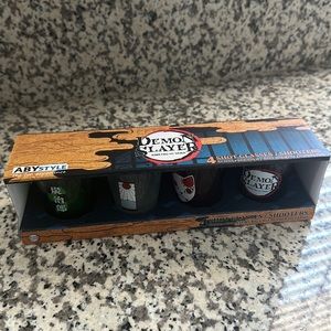 Demon slayer shot glasses